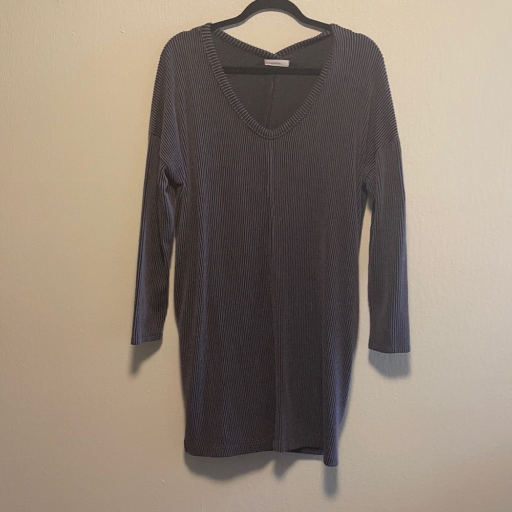 Long sleeve sweater dress